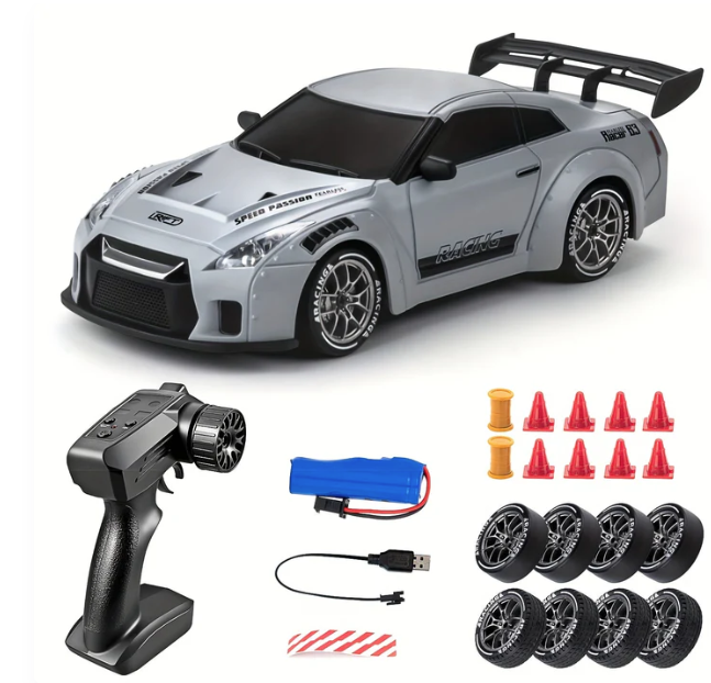1:24 RC Drift Car – 4WD with LED Wheels